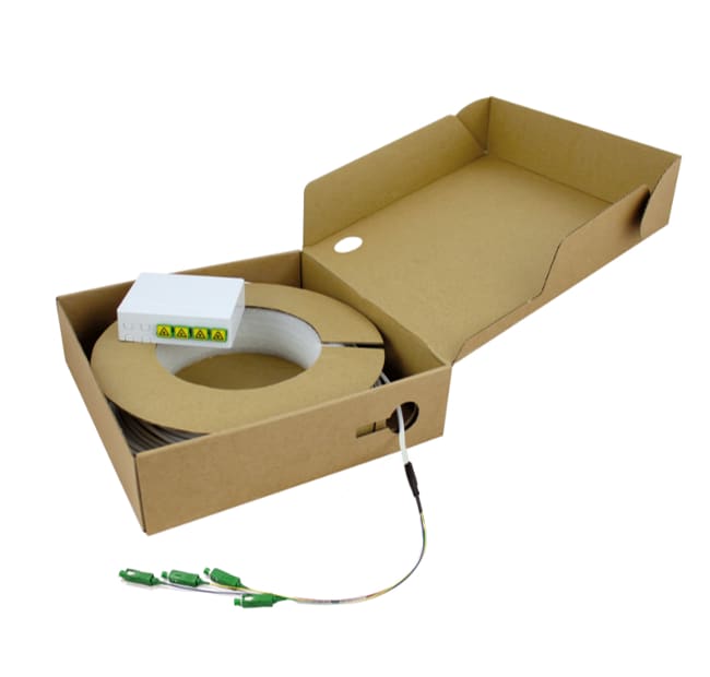 QUBIX - STOA 4FO G657A2 PRECAB. SU 2 LATI L=20MT
