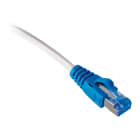 QUBIX - PATCH CORD CCS C6A U/UTP 3MT LSZH BIANCO
