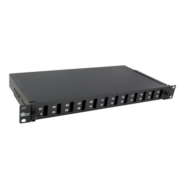 QUBIX - CASSETTO OTTICO 19'1U 12 SC DPLX NE