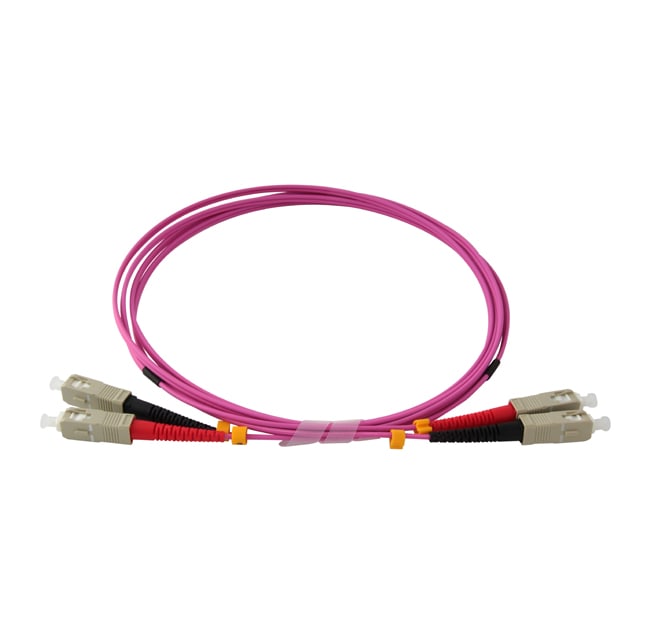 QUBIX - BRETELLA BIF SC-SC 50/125 MM OM4 1MT