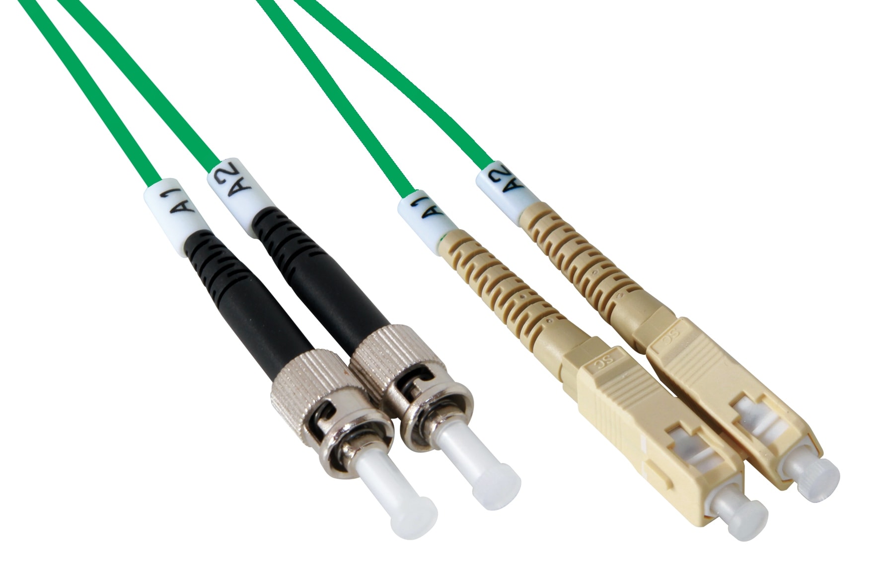 QUBIX - BRETELLA BIF ST-SC 50/125 MM 2MT