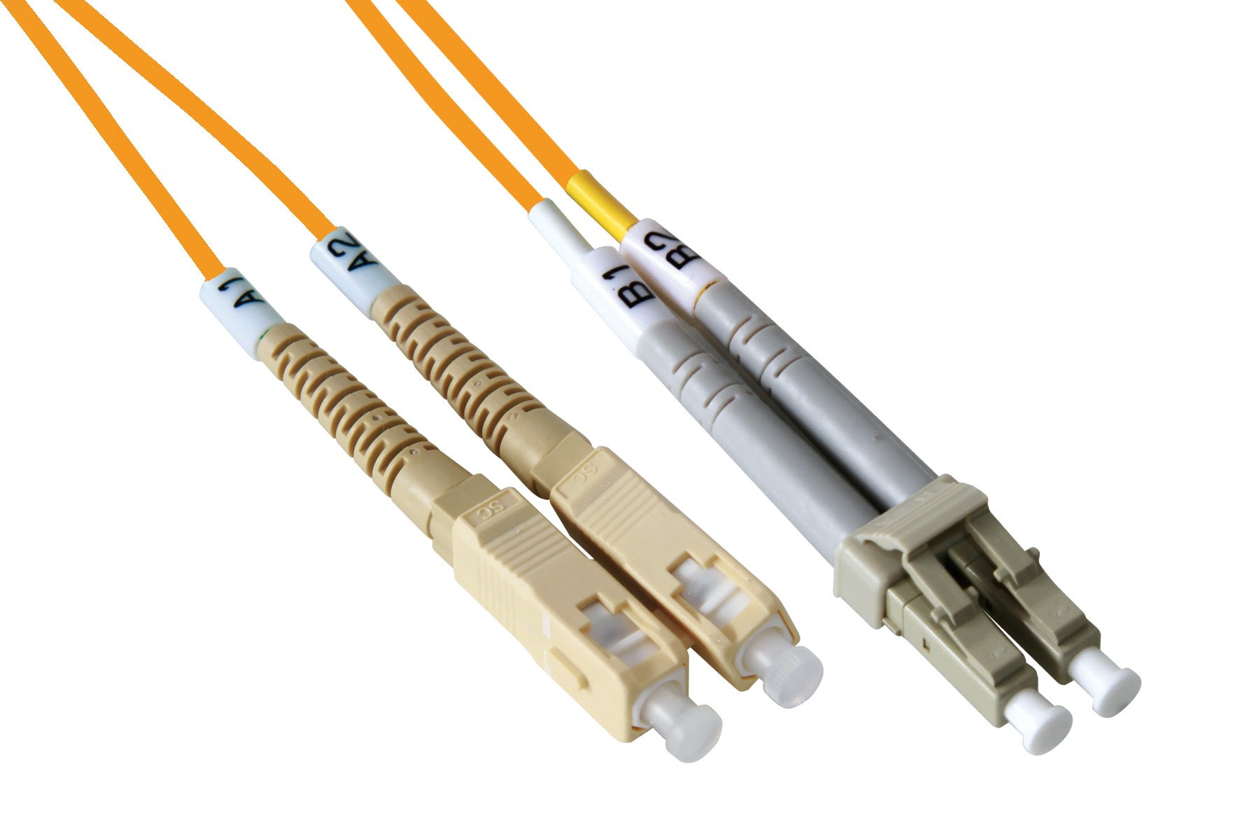 QUBIX - BRETELLA BIF SC-LC 62,5/125 MM 3MT