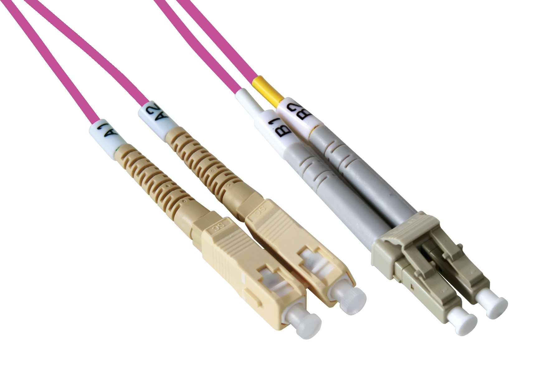 QUBIX - BRETELLA BIF SC-LC 50/125 MM OM4 2MT 2008136OM4