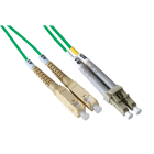 QUBIX - BRETELLA BIF SC-LC 50/125 MM 3MT