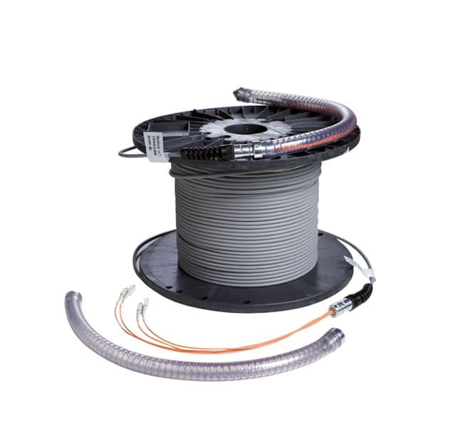 QUBIX - CONNET. LC PER CAVO A 6FO ARM.METAL.