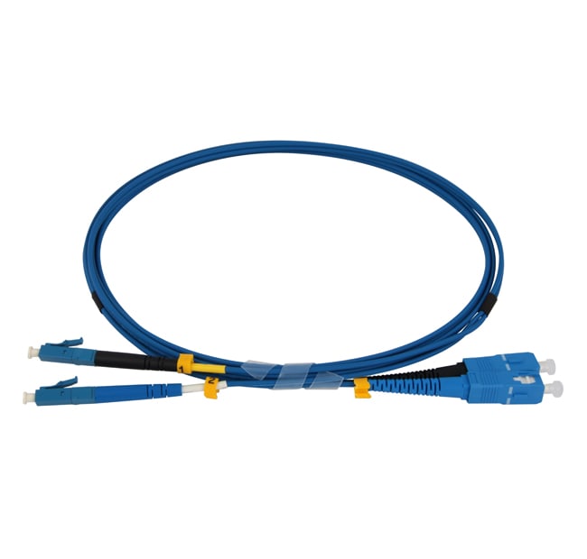 QUBIX - BRETELLA BIF SC-LC 9/125 SM 5 MT