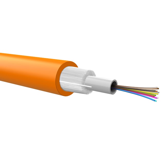 QUBIX - CAVO 12FO 62,5/125 ARM. DIEL.LSZH CONNET