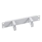 QUBIX - PANNELLO PASSACAVI CON ANELLI 10' 1U GR