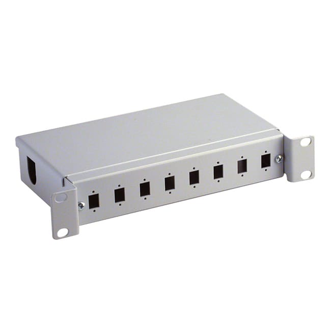 QUBIX - CASSETTO OTTICO 10'1U PER 8 SC GR