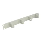 QUBIX - PANNELLO PASSACAVI 19' 1U 4 ANELLI GR