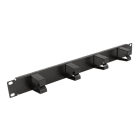 QUBIX - PANNELLO PASSACAVI 19' 1U 4 ANELLI NE 2011018