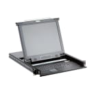 QUBIX - KVM SWITCH 8P C/M.17'/TASTIERA/CAVI