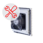 QUBIX - INSTAL VENTOLE E FILTRO SU ARMADIO IP65