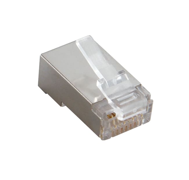 QUBIX - SPINA PLUG RJ45 8 POLI C5E STP 2012002