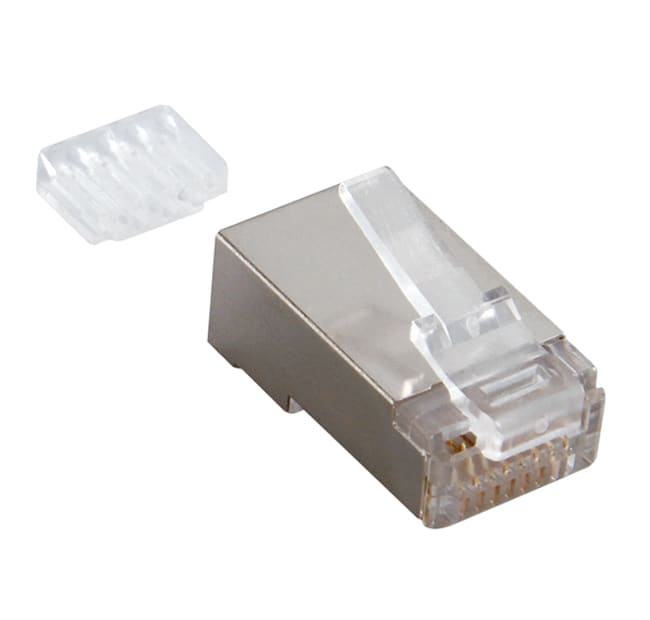 QUBIX - SPINA PLUG RJ45 8 POLI C6 STP 2012006