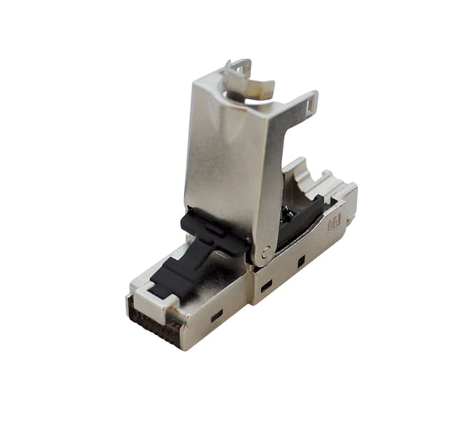 QUBIX - SPINA PLUG EASYCRIMP RJ45 8 POLI C6 STP 2012008