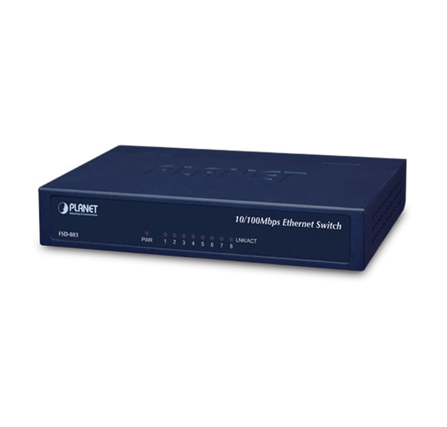 QUBIX - FSD-803 8P 10/100MBPS UNM SW
