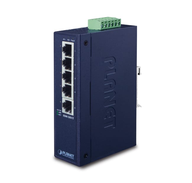 QUBIX - ISW-501T IP30 IND.SW 5P FE RTE