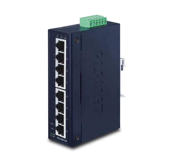 QUBIX - IGS-801M IP30 IND SW 8P GE