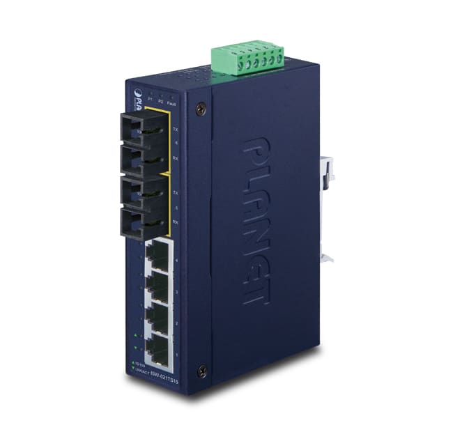 QUBIX - ISW-621TS15 IP30 SW FE 4TP+2 SC SM