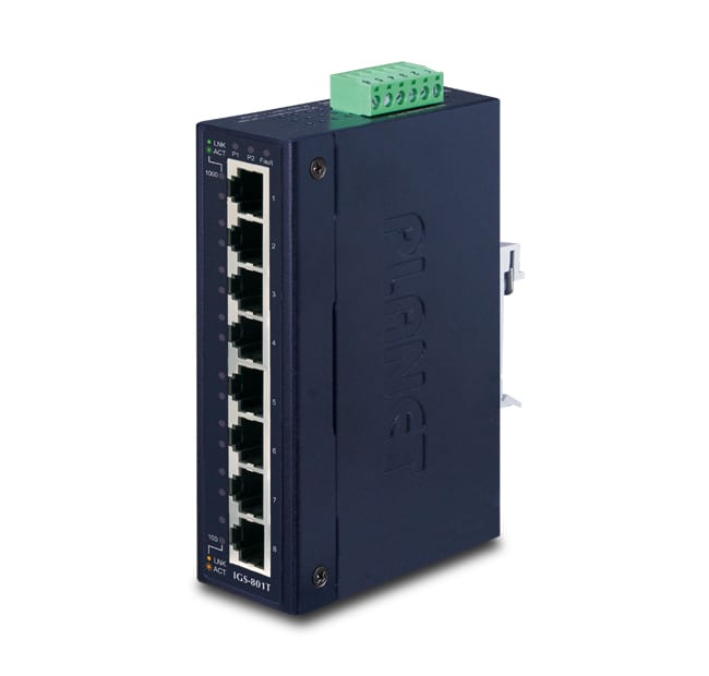 QUBIX - IGS-801T IND.SW 8P GE RTE 2032171