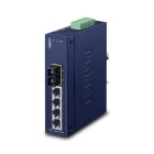 QUBIX - ISW-511TS15 IP30 SW 4FE+1FX SC 15KM