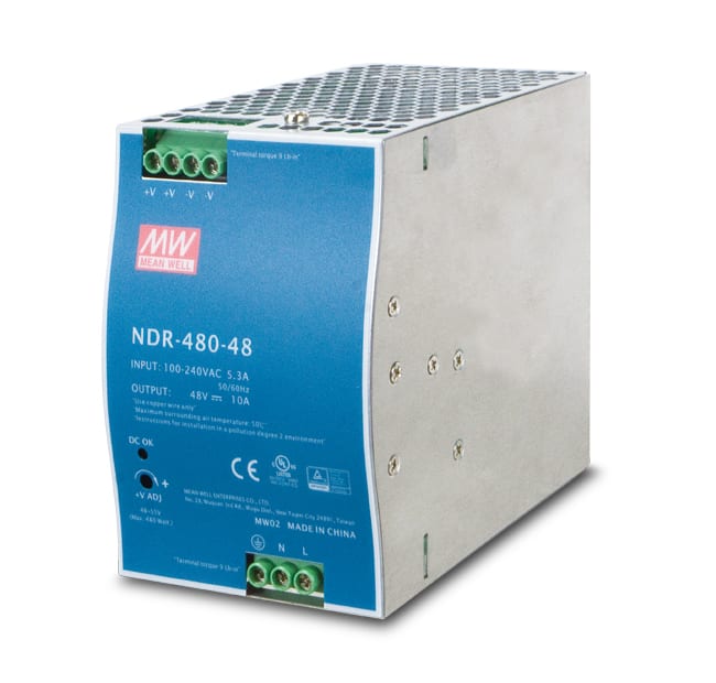 QUBIX - PWR-480-48 ALIMENTATORE DIN 48V 480W