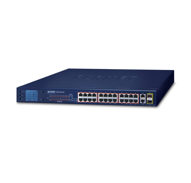 QUBIX - FGSW-2622VHP 24(POE) FE +2TP/SFP GE 300W