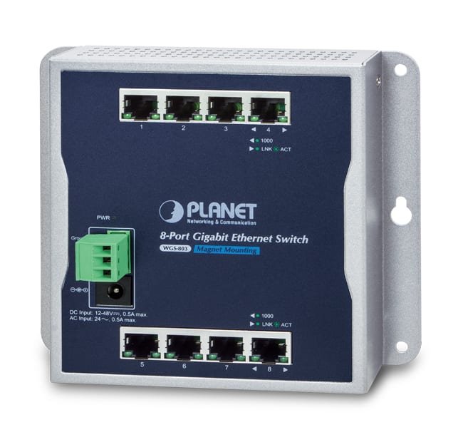 QUBIX - WGS-803 SWITCH IND IP30 FT 8GE