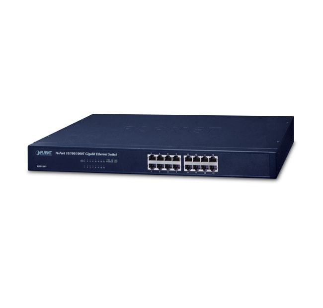 QUBIX - GSW-1601 SW. 16P GE 19' 1U