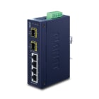 QUBIX - IGS-620TF SW. IND. IP30 4GE+2SFP FE/GE