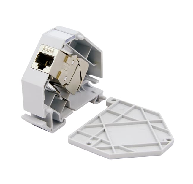 QUBIX - SUPPORTO CCS PLAST. 1 POS. PER GUIDA DIN