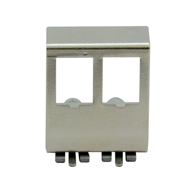 QUBIX - SUPPORTO CCS MET. 2 POS. PER GUIDA DIN