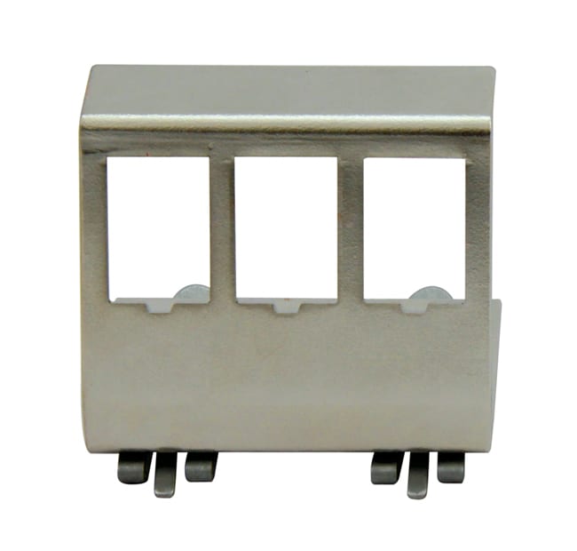 QUBIX - SUPPORTO CCS MET. 3 POS. PER GUIDA DIN