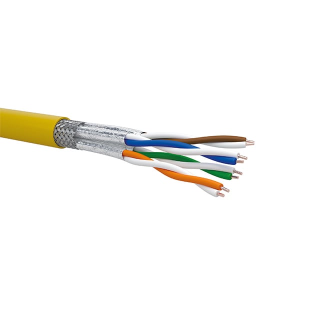 QUBIX - CAVO R7AST4H23 C7A S/FTP AWG23 LSZH B2CA