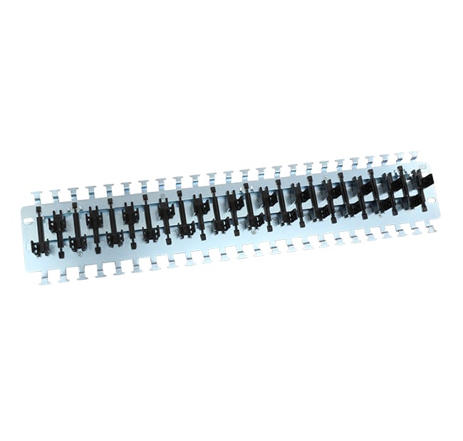QUBIX - PATCH PANEL CCS 19' 2U PER GIUNTI EASYC