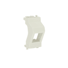 QUBIX - Adattatore serie Vimar Plana per bussole Keystone CCS 45 bianco.