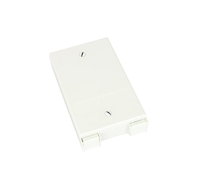 QUBIX - Scatola ottica a 2 posizioni da parete CCS 70x120x2 adp. Flangeless BI.