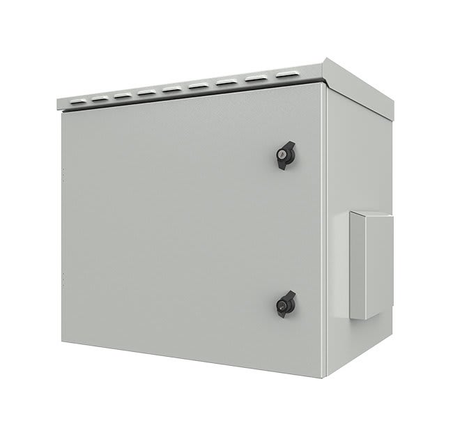 QUBIX - ARMADIO IP55 H670XL600XP600 12U PC GR