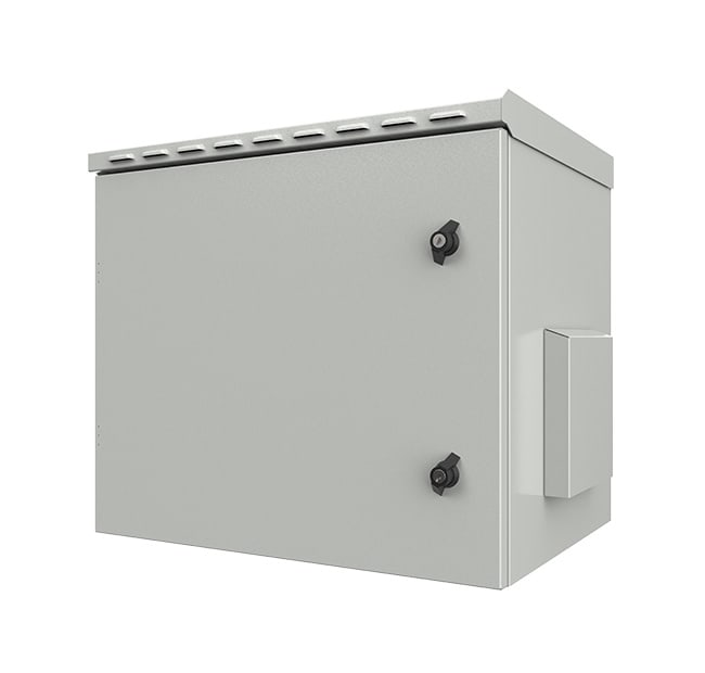 QUBIX - ARMADIO IP55 H670XL600XP600 12U PC GR