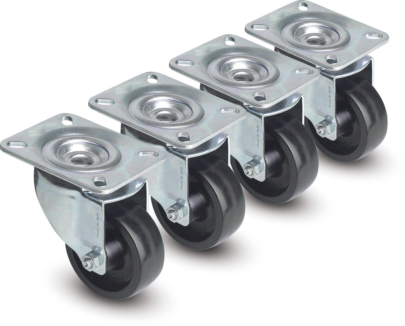 QUBIX - KIT 4 RUOTE PER ARMADI DCP