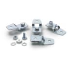 QUBIX - KIT 4 STAFFE FISSAGGIO A PARETE ARM IP65