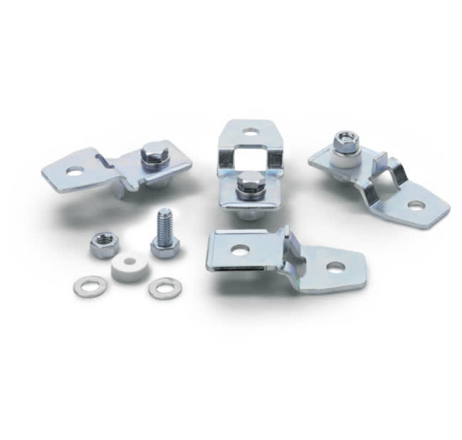 QUBIX - KIT 4 STAFFE FISSAGGIO A PARETE ARM IP65 2011304