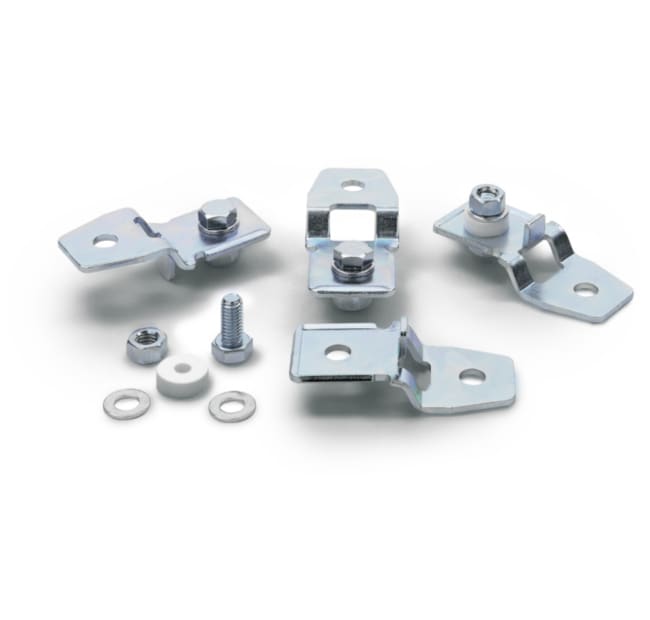 QUBIX - KIT 4 STAFFE FISSAGGIO A PARETE ARM IP65