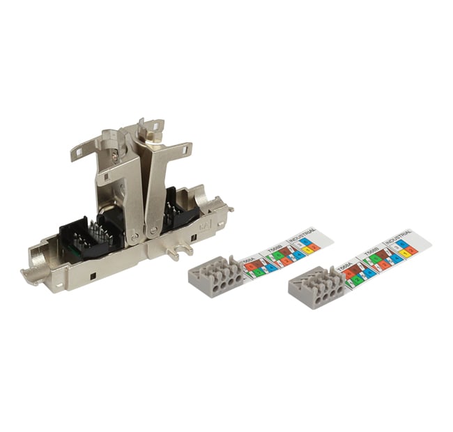 QUBIX - GIUNTO INLINE EASYCRIMP RJ45 8P C6A STP