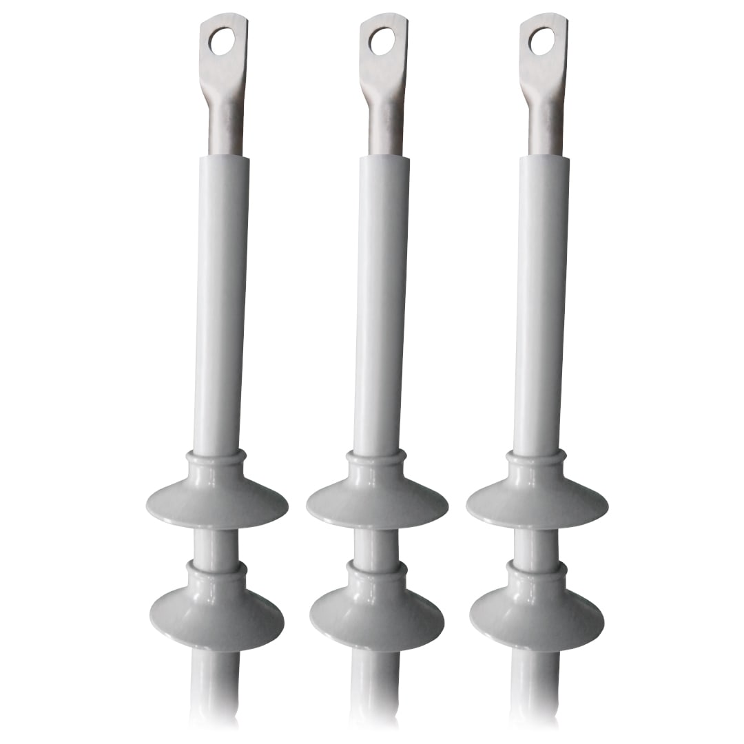 RAYTECH - Auto 30/95-E-3ARM - Terminale autorestringente tripolare per esterno, 36 kV armato tripolare esterno.