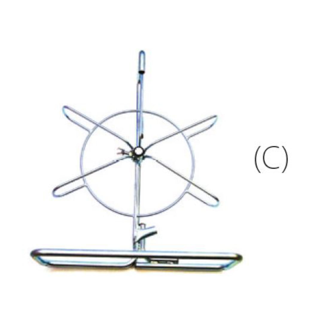 RAYTECH - Speedy AFS - Accessorio per sonde tiracavi aspi fisso in acciaio con supporto aspo.
