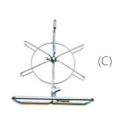 RAYTECH - Speedy AFS - Accessorio per sonde tiracavi aspi fisso in acciaio con supporto aspo.