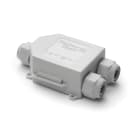 RAYTECH - Cassetta di giunzione pre-riempita in gel a 4 ingressi con morsettiera integrata e pressacavi per cavi pentapolari fino a 16 mm, Baby Box IP68 grigia.