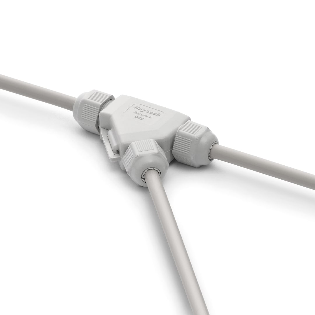 RAYTECH - Barney Y Giunto Gel Deriv + Mors (Confezione da 1 PZ.) IP68/69 extra-compatto preriempito.